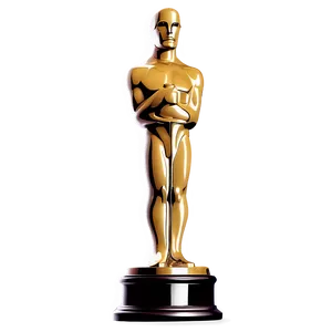 Oscar Statue Outline Png Tlg PNG image