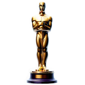 Oscar Statue Spotlight PNG 06202024