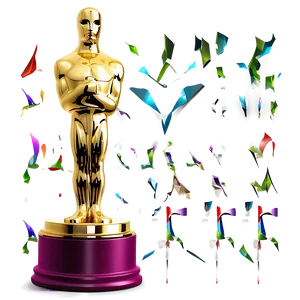 Oscar Trophy Shelf Png Icb52 PNG image