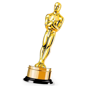 Oscar Trophy With Stars Png Wby33 PNG image