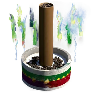 Outdoor Ashtray Model Png 06262024 PNG image