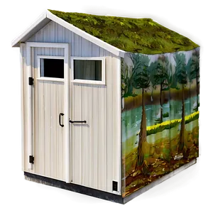 Outdoor Bathroom Outhouse PNG Wsf