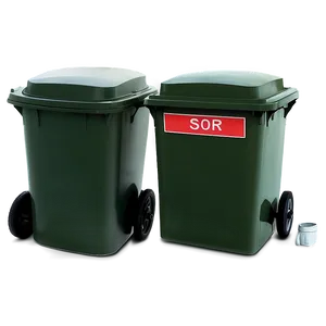 Outdoor Bin Dark Green Png 06242024 PNG image