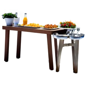 Outdoor Buffet Table PNG 81