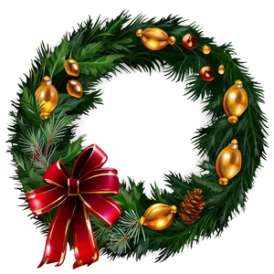 Outdoor Christmas Wreath Png 05232024 PNG image