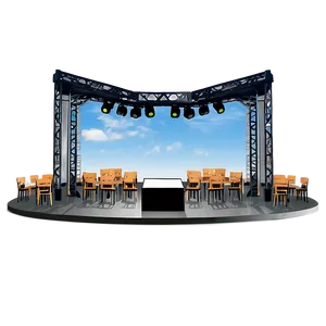 Outdoor Concert Stage View PNG 06262024 PNG