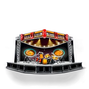Outdoor Concert Stage View PNG Uks36 PNG