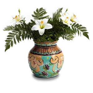 Outdoor Flower Vase PNG 06122024