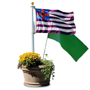 Outdoor Garden Flagpole Png 06212024 PNG image