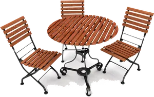 Outdoor Patio Furniture Set PNG