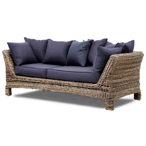 Outdoor Patio Sofa PNG 05252024