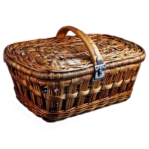 Outdoor Picnic Basket PNG 06122024