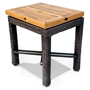 Outdoor Rattan Bar Table Png Gqw2 PNG image