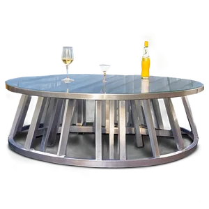 Outdoor Round Table Gathering PNG 06132024