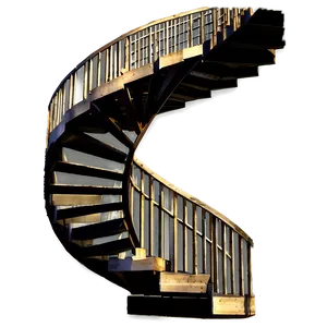 Outdoor Spiral Staircase Png 06242024 PNG image