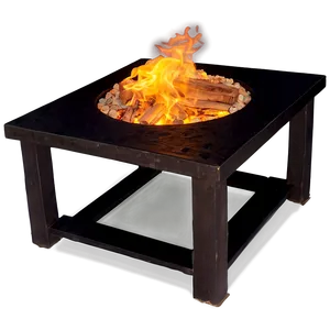 Outdoor Table With Fire Pit PNG Edv62 PNG