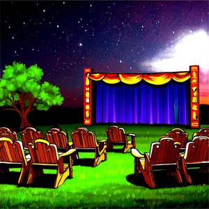 Outdoor Theater Night Png 34 PNG image