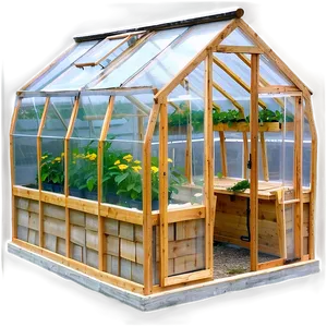 "outdoor Wooden Greenhouse PNG" 29
