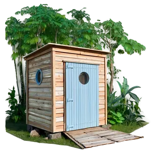 Outhouse With A View Png Tbj PNG image