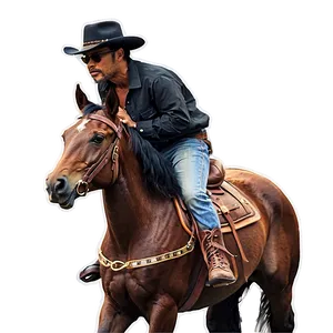 Outlaw Horseback Rider Png 60 PNG image