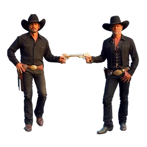 Outlaw Western Sunset PNG Wlh
