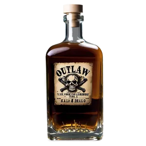 Outlaw Whiskey Bottle Png Rkv22 PNG image