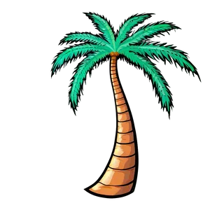Outline Of Palm Trees Png 05042024 PNG image