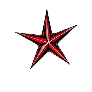 Outline Red Star PNG Era62 PNG