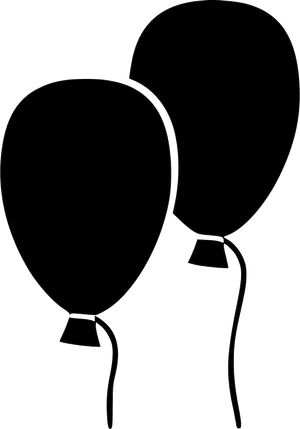 Outlined Balloons Graphic