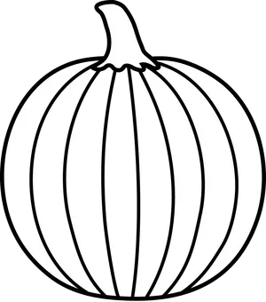Outlined Pumpkin Drawing PNG image