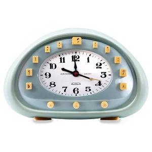 Oval Alarm Clock PNG 05252024