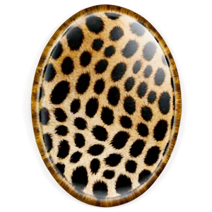 Oval Animal Print PNG 05252024 PNG