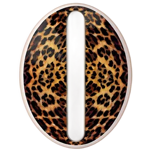 Oval Animal Print PNG Nov57 PNG
