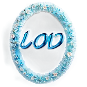 Oval Cake Topper PNG Lii2