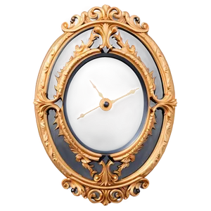 Oval Clock Face PNG 05252024