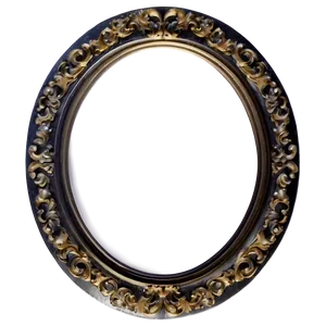 Oval Frame Design PNG 12 PNG