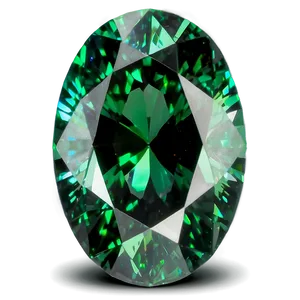 Oval Gemstone Cut PNG 05252024