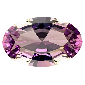 Oval Gemstone Cut PNG Smh81
