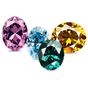 Oval Gemstone Cut PNG Vsi96