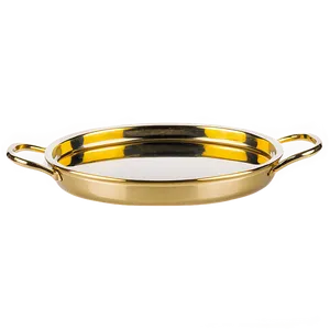 Oval Gold Tray PNG Ful54