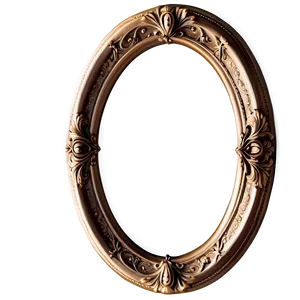 Oval Photo Frame PNG 05252024