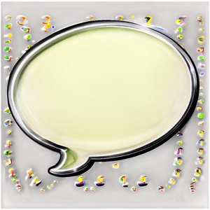 Oval Speech Bubble PNG 05252024