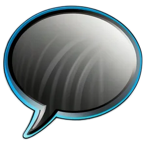 Oval Speech Bubble PNG 73