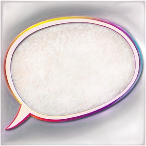 Oval Speech Bubble PNG Lmr