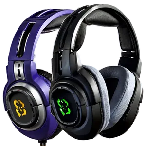 Over-ear Gamer Headphones Png 06132024 PNG image