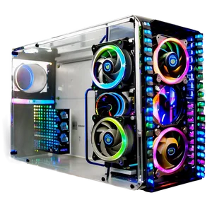 Overclocked Pc Setup Png Yax73 PNG image