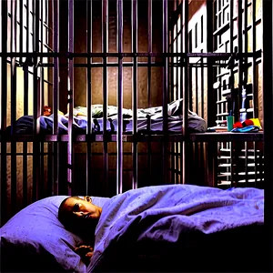 Overcrowded Prison Cell PNG 06202024