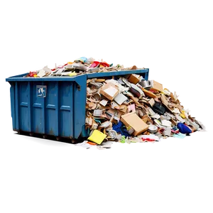 Overflowing Dumpster PNG Bta74 PNG