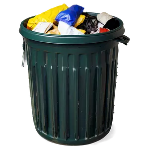 Overflowing Garbage Can Png 05232024 PNG image
