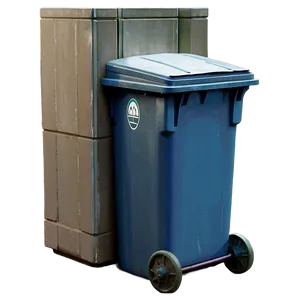 Overflowing Public Bin PNG Olq PNG